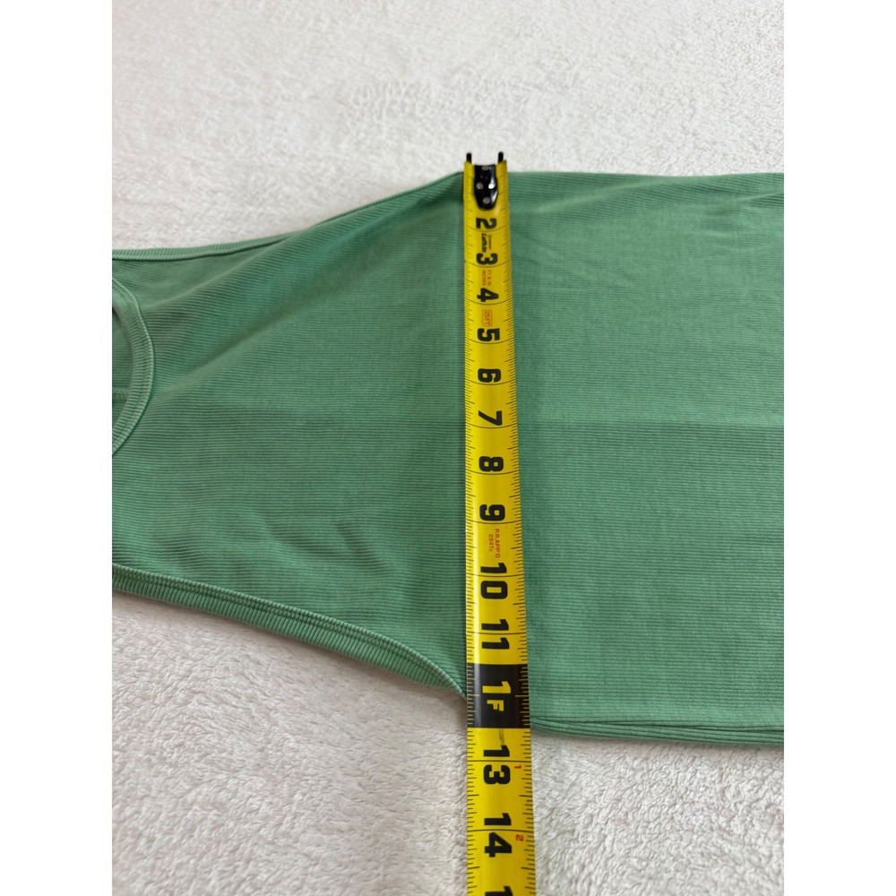 Old Navy Womens Ribbed Sleeveless Racerback Midi Bodycon Dress Green Size M - Picture 5 of 8